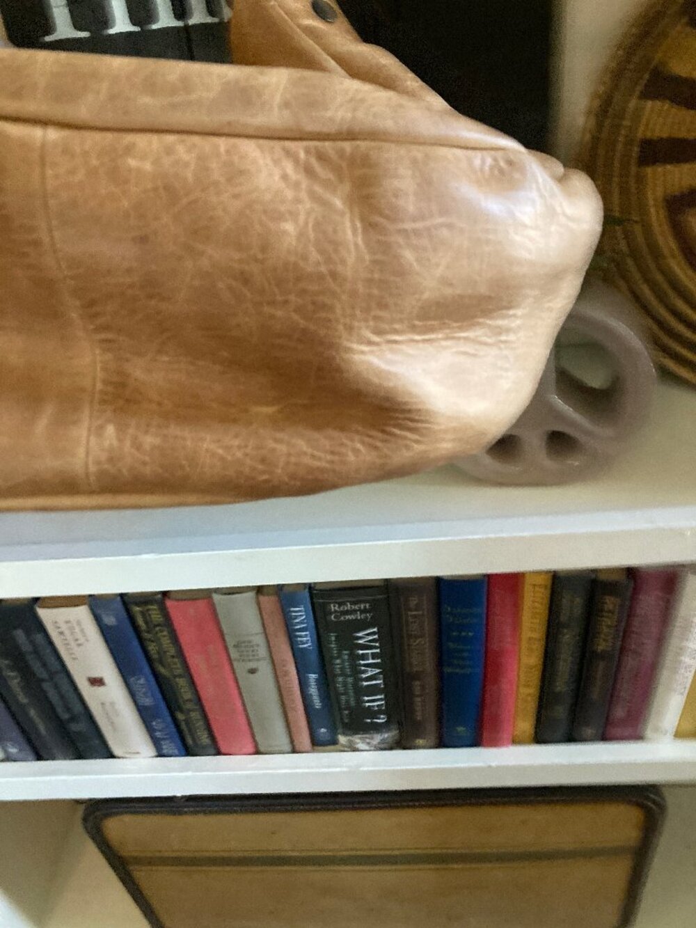 FryeMelissa Genuine Beige Leather Slouchy Hobo Shoulder Bag Org. $388 - Picture 5 of 9